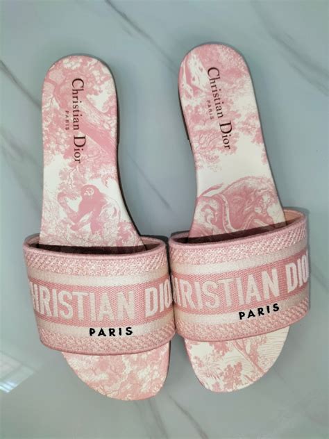 dior espadrilles pink|christian Dior slides on sale.